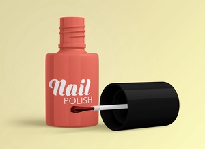 Nail Polish Bottle Mockup Set