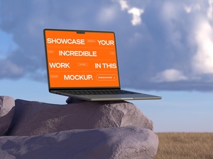 Sur Rocks MacBook Pro Mockup
