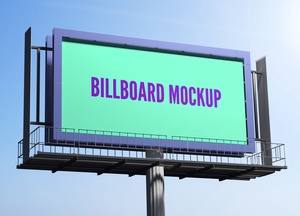 Outdoor Advertising Billboard Mockup Files