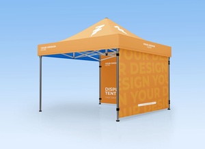 Outdoor Display Canopy Tent Mockup