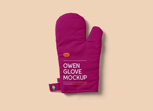 Oven Glove (Mitt) Mockup