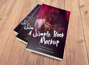 Paperback Stacked 3 Book Series Mockup