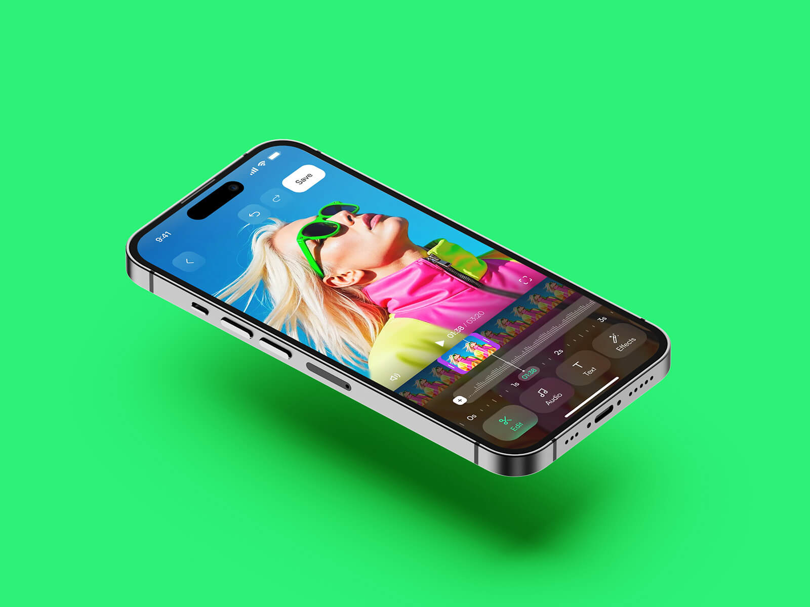 Perspective iPhone 16 Pro Mockup