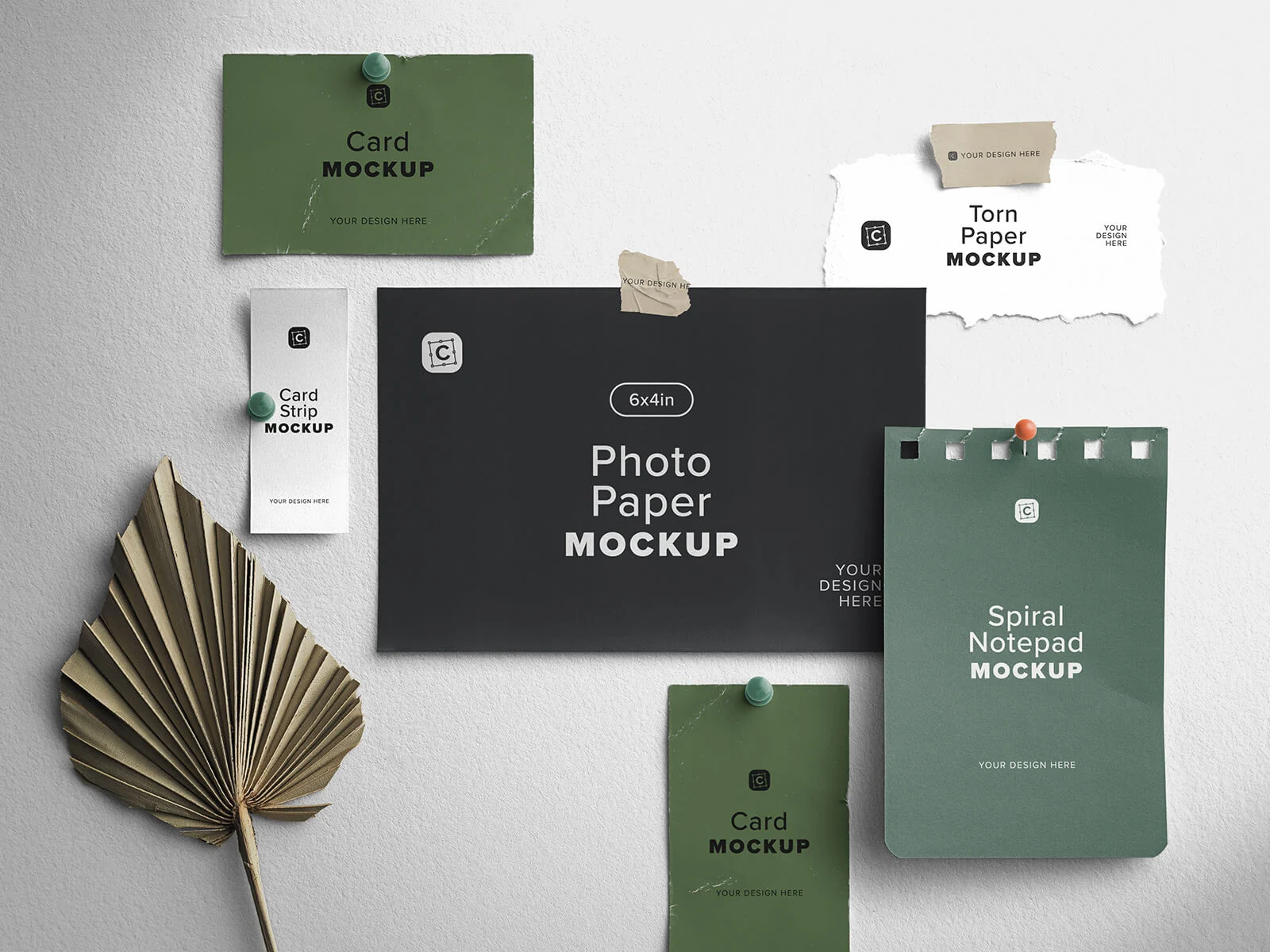 Фотоколлаж Moodboard Mockup