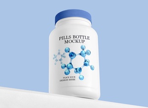 Plastikmatte Pillen Flaschenmodelle