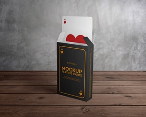 Playing Cards Packaging Mockup