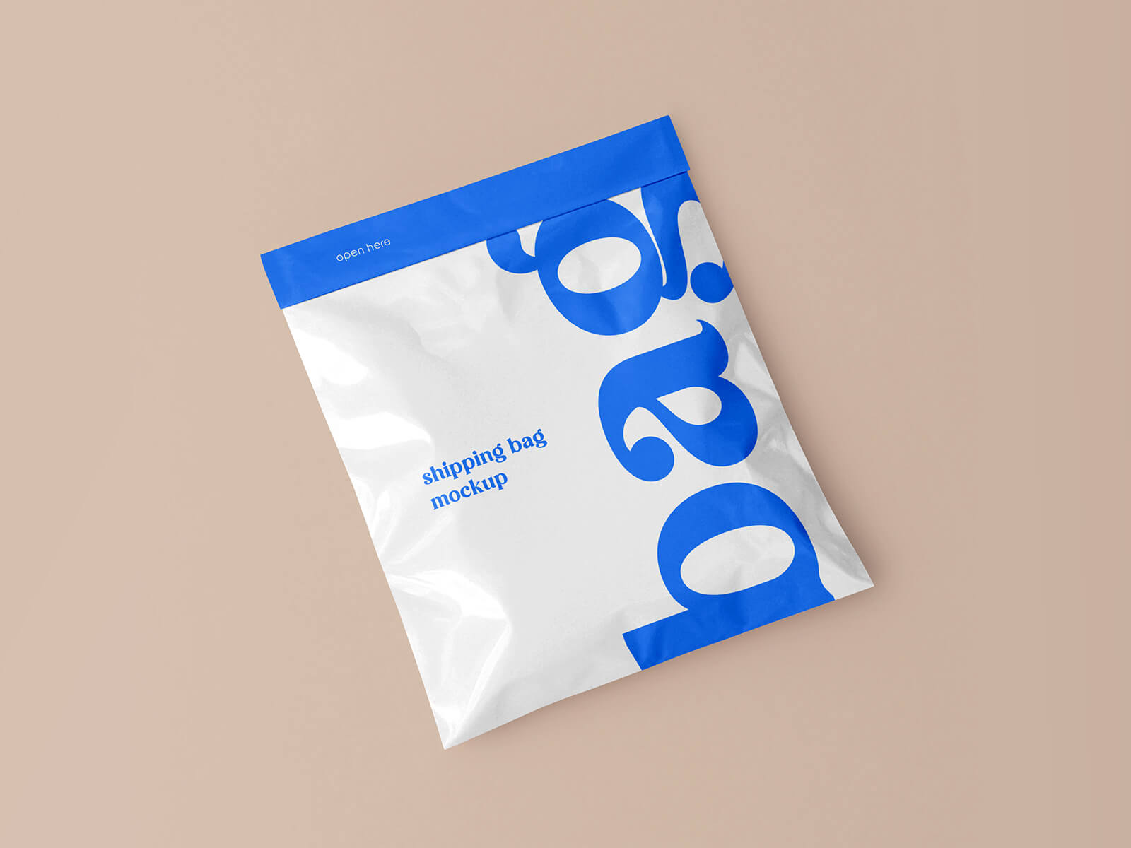 Poly Mailer Enveloppe Expédition Bag Mockup