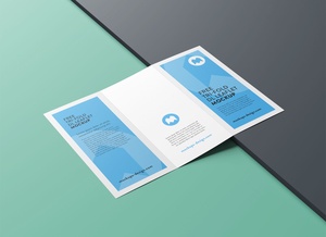Premium Tri-Fold Brochure Mockup Set