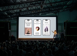 Maqueta de pantalla de presentación