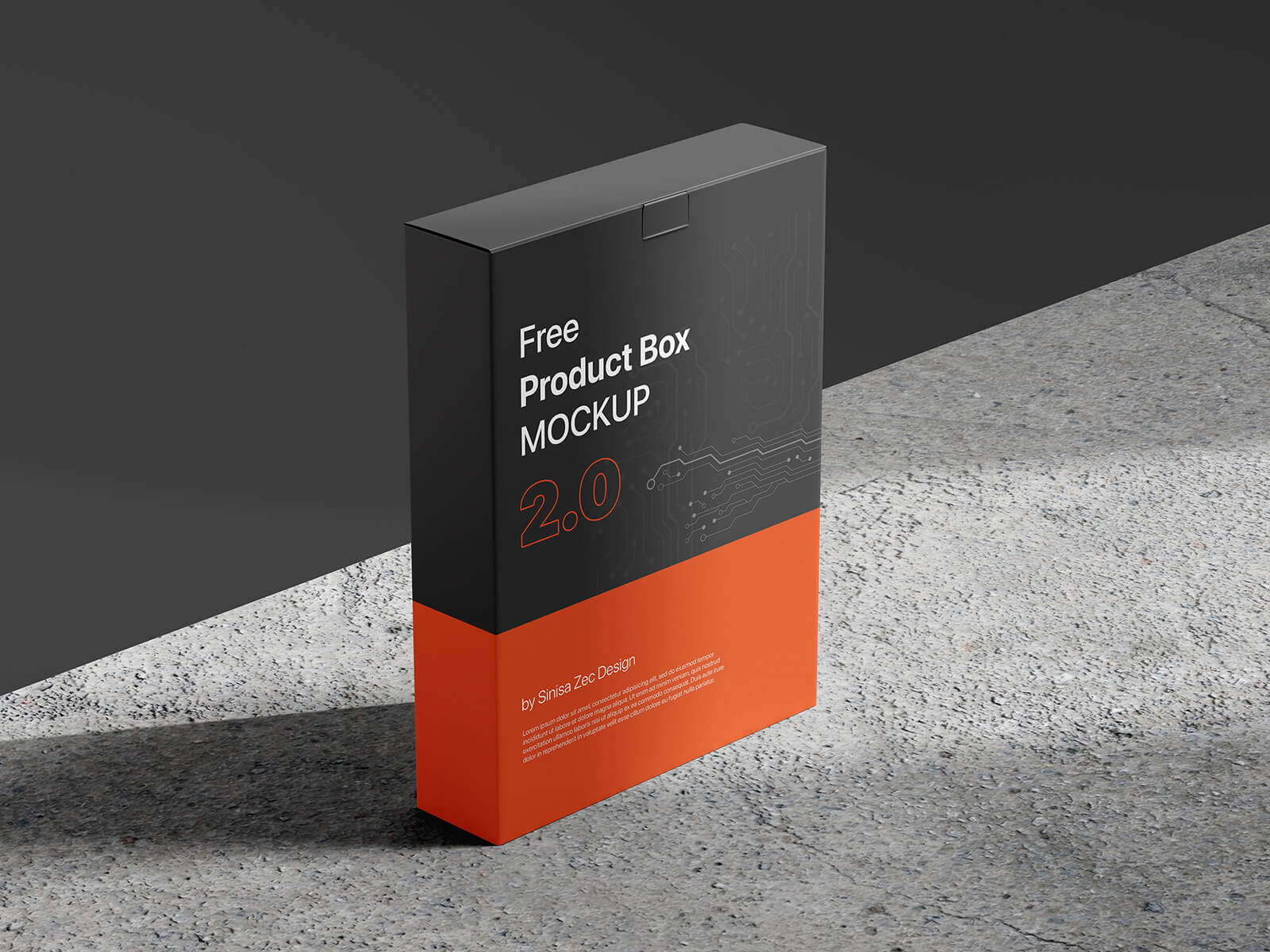 Premium 8k Produktbox Mockup