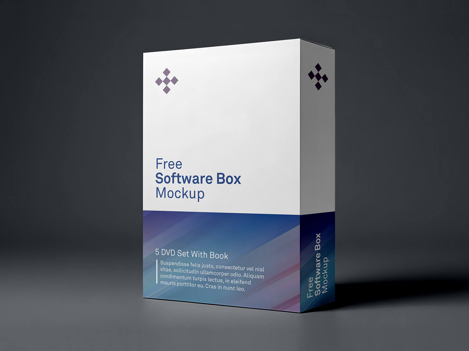 Maqueta de cajas de productos / software