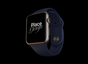 Realistic Apple Watch Series 2 Mockup