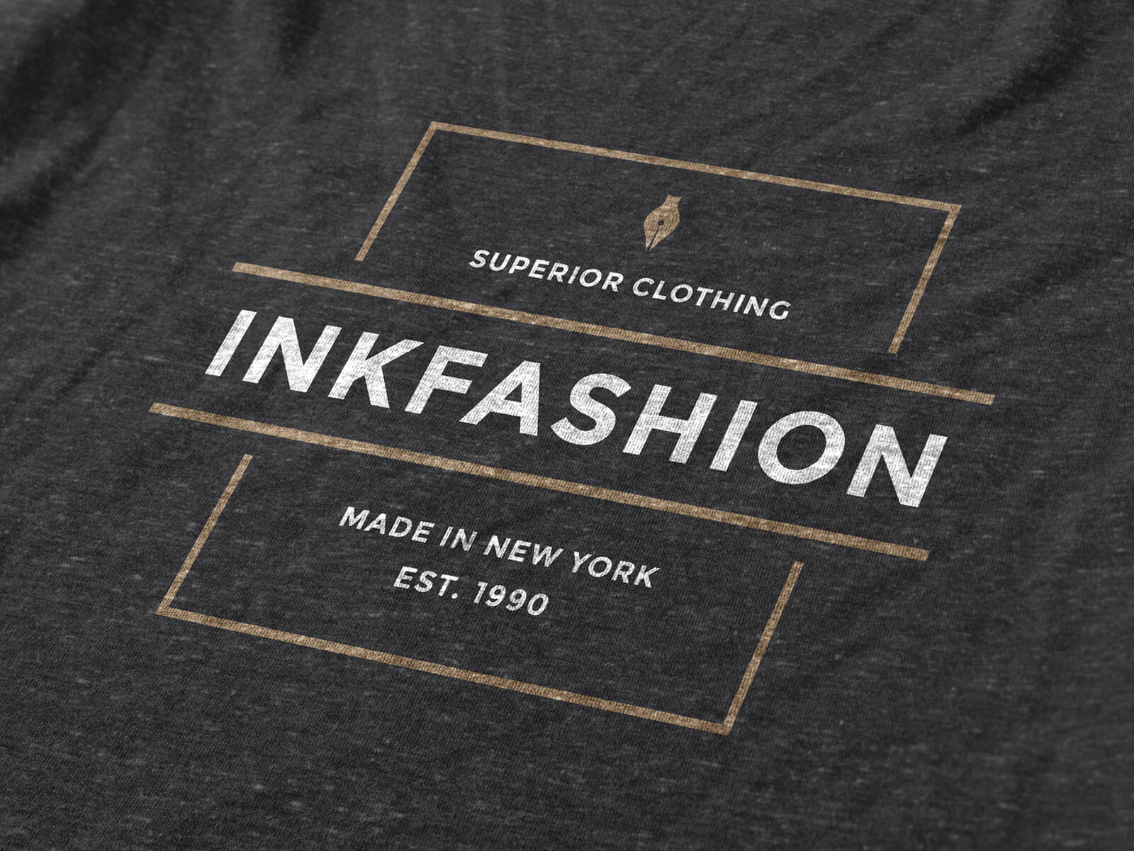 Realistic Fabric Logo Mockup