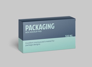 Packaging Boîte à rectangle horizontal MACKUP
