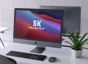 Apple 27? iMac Pro con maqueta retina 5k