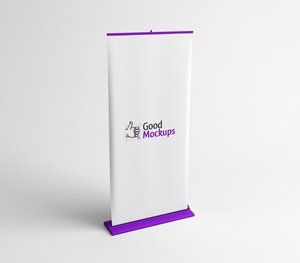 Roll-Up Banner Stand Mockup