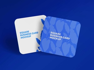 Set de maqueta de tarjetas de presentación de esquinas redondeadas
