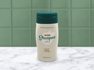 Plastic Shampoo / Hair Conditioner Bottle Mockup
