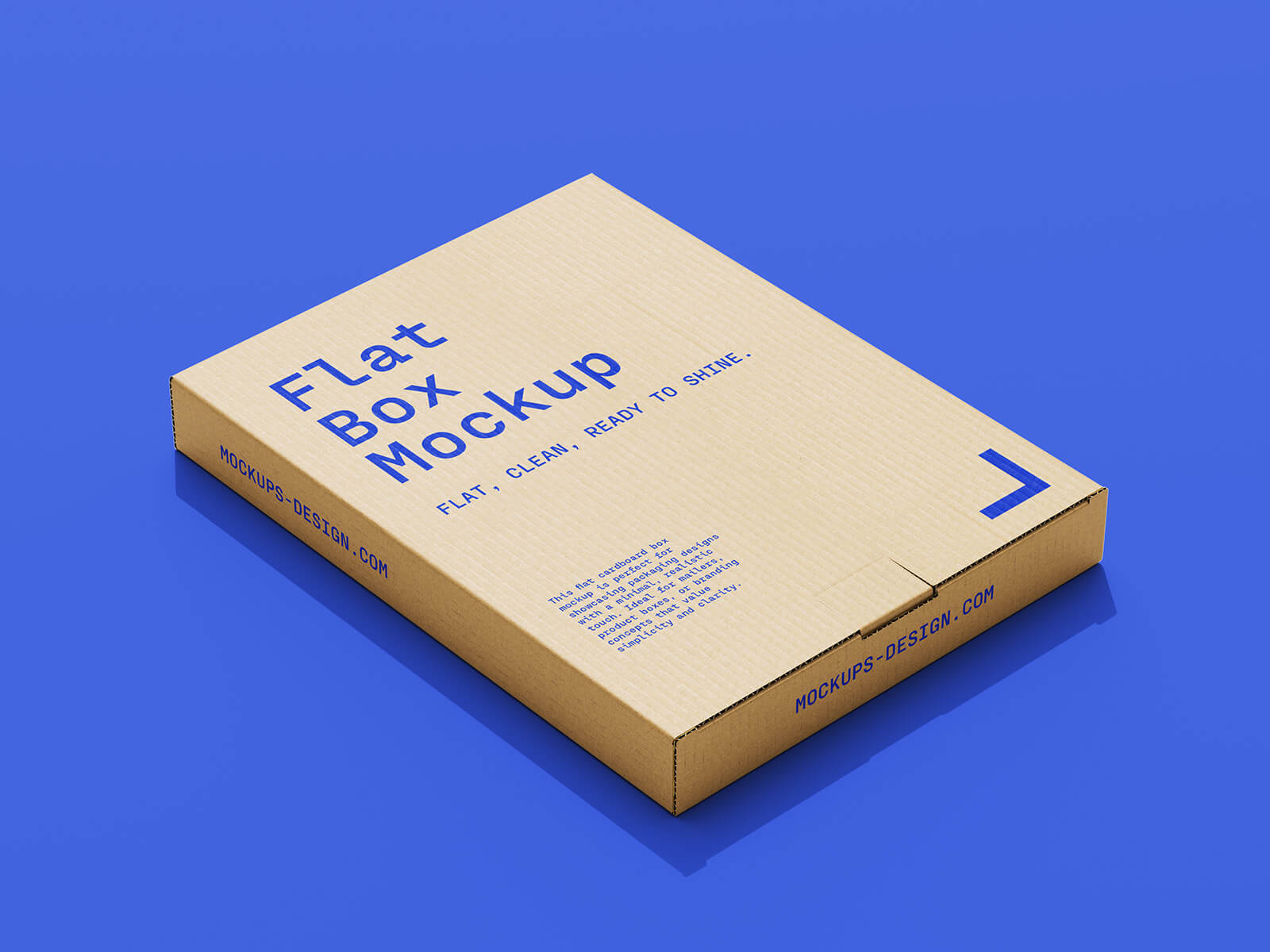 Slim Cardboard Mailing Boxes Mockup