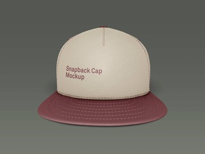 Шляпа Snapback Hat / P-Cap Mockup
