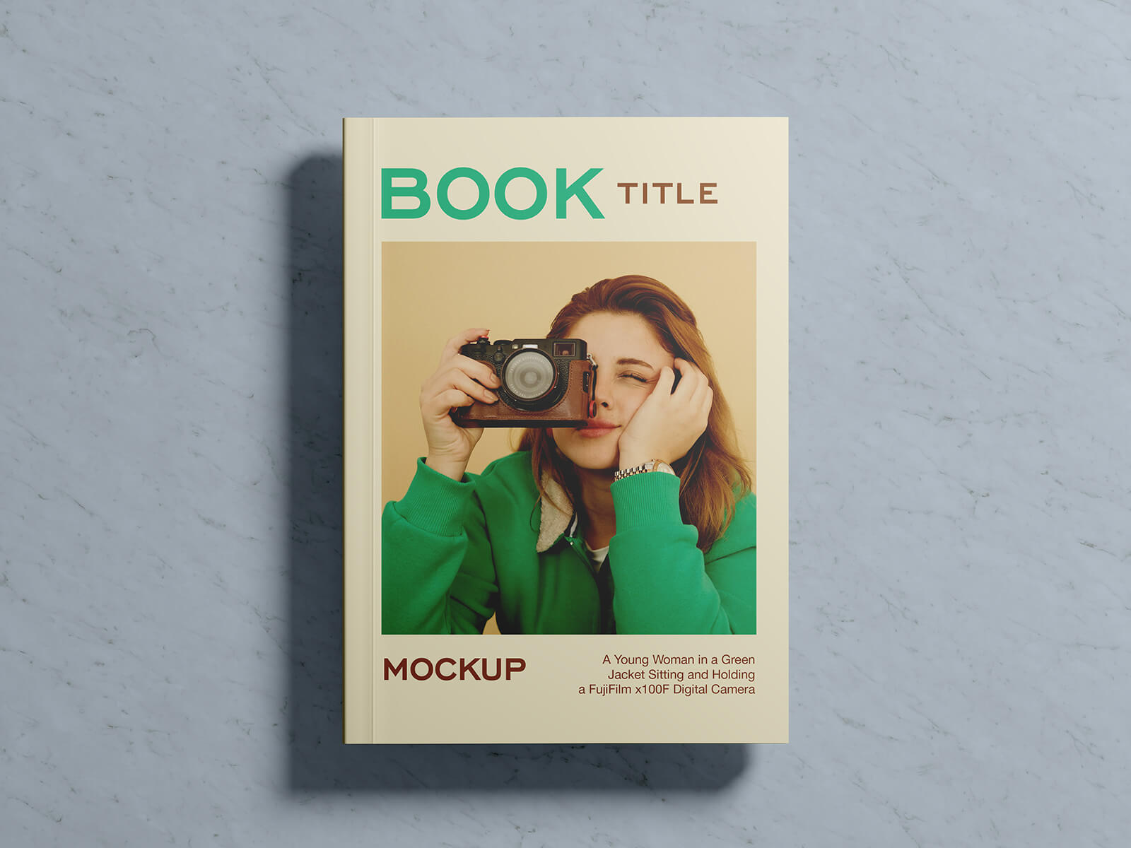Softcover -Buchmodelle Mockup