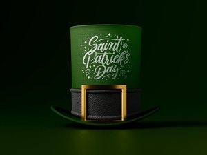 St. Patrick's Day Hat Mockup