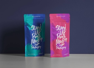 Stand-up Pouch Bag Mockup