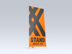 Maqueta de estandarte de sendede / x-stand