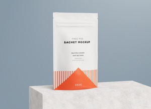 Standing Pouch / Sachet Packaging Mockup