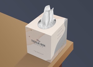 Quadrat -Tissue -Box -Modell