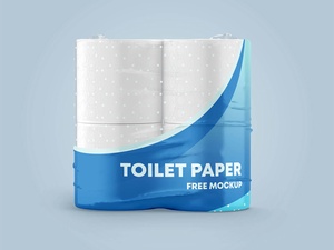  Toilet Tissue Rolls Mockup Set