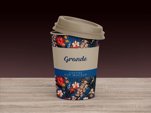 Venti, Grande & Short Paper Coffee Cup Mockup Set