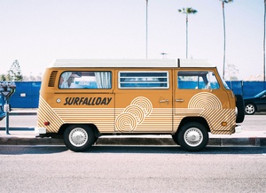 Volkswagen Van Vehicle Branding Mockup