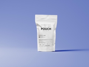 10 White Refill Plastic Standing Pouch Mockup