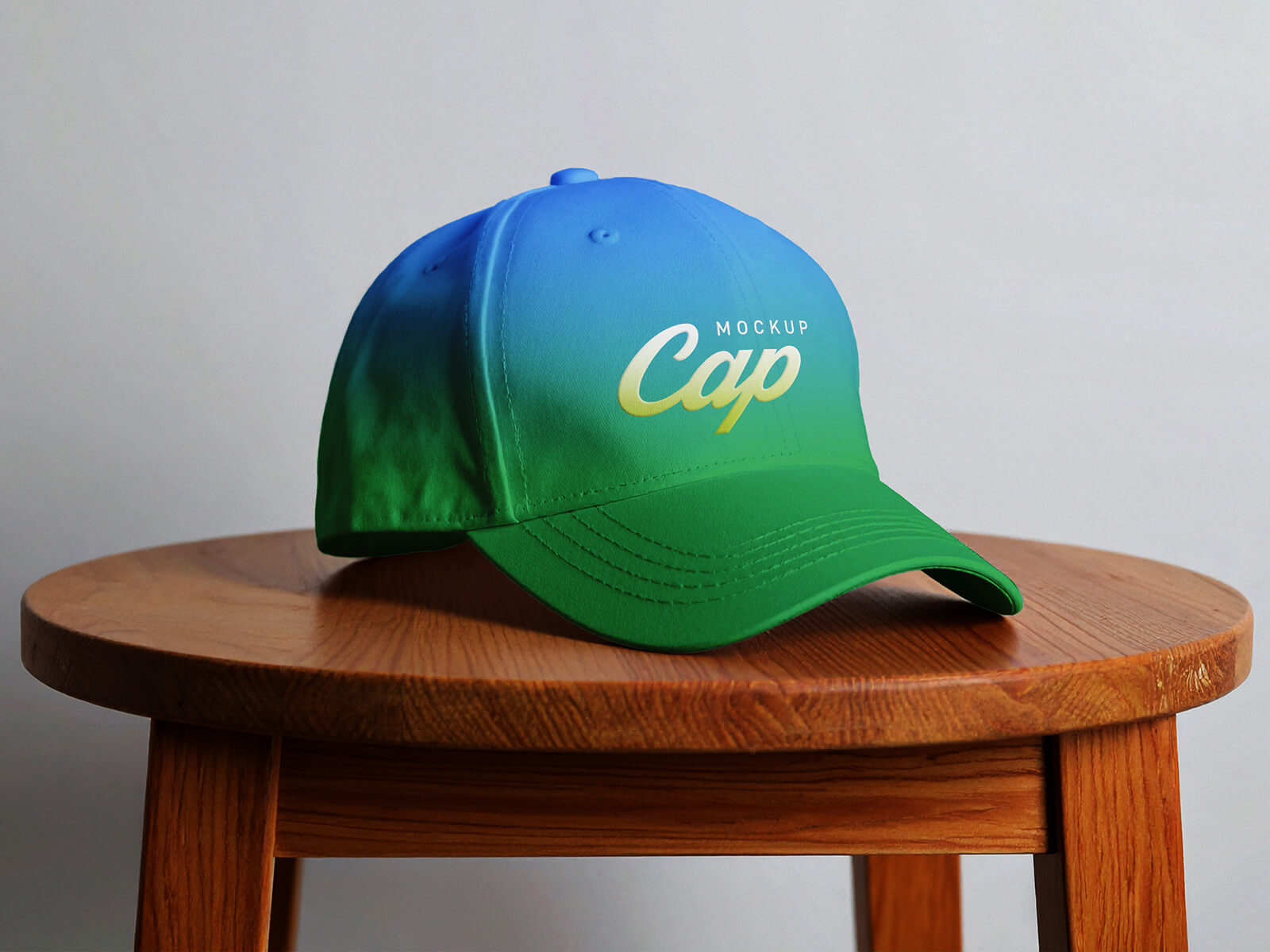 Hölzerner Hocker-Baseball-Cap-Modell