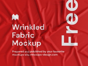 Wrinkled Fabric Mockup Set