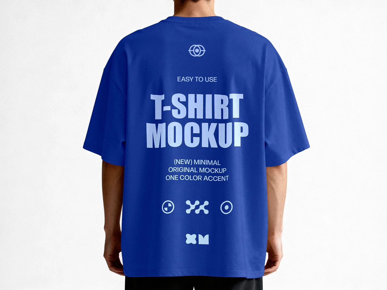 XL-Rückseiten-T-Shirt-Modell
