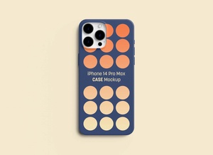 iPhone 14 Pro Max Back Cover / Case Mockup