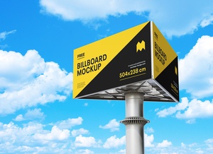Triangular Billboard Mockup Set