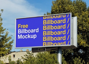 City Billboard Mockup