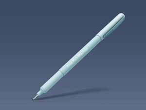 Micron Fineliner Pen & Ring Binder Notebook Mockup Set