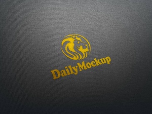 Фото-реалистичный Ткань Логотип Mock-Up Бесплатно