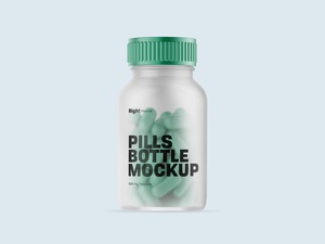 Pills Bottle Mockup