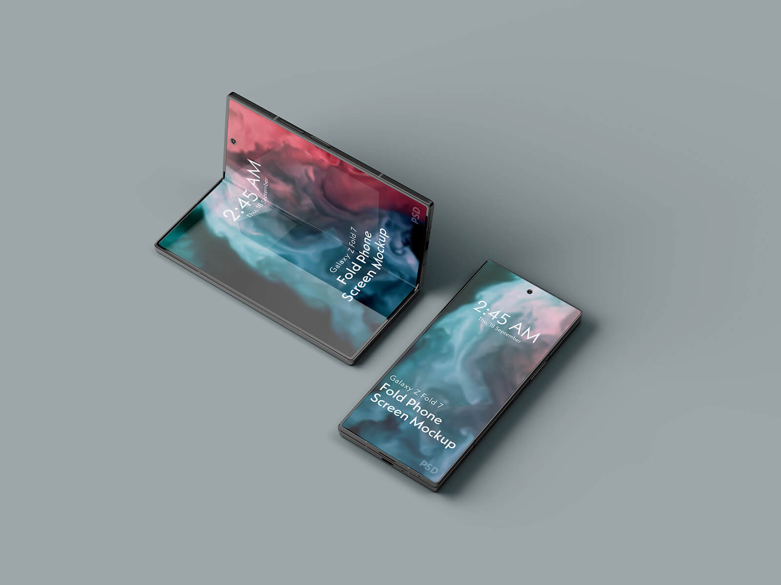Samsung Galaxy Z Fold 7 Mockup