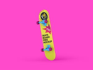 Skateboard GRATUIT MOCK-UP PSD