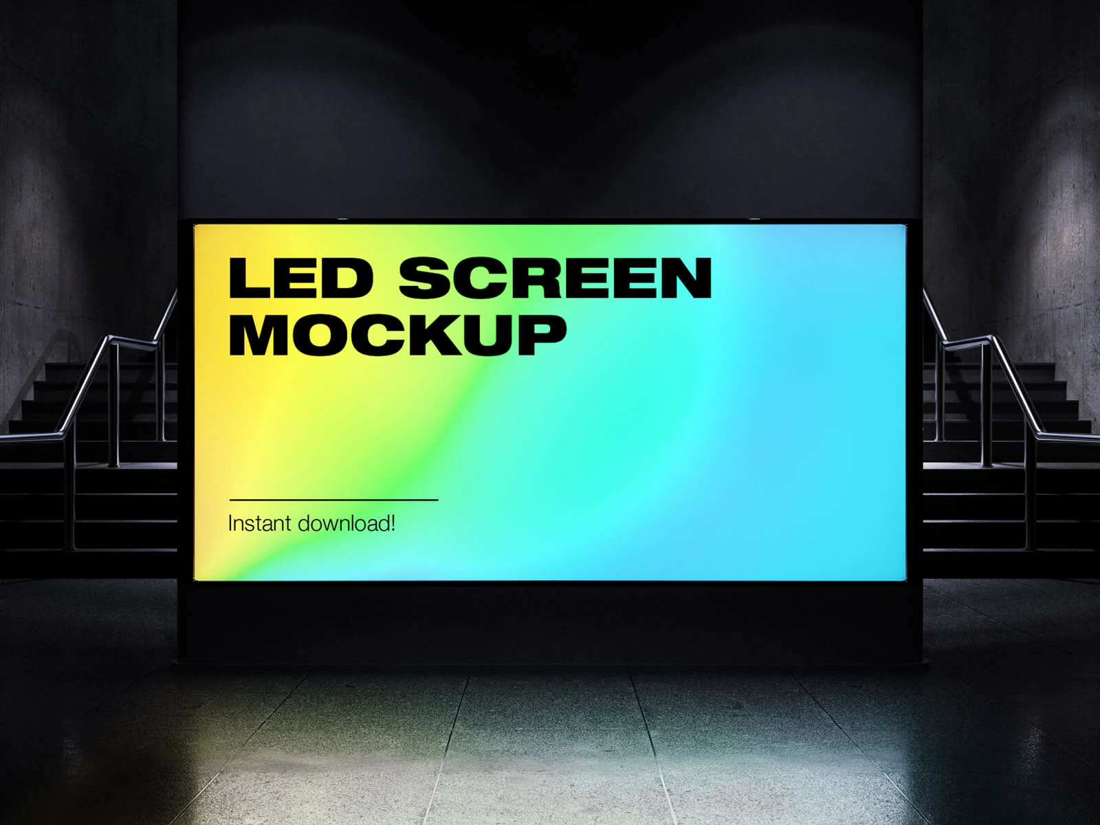 Unterirdisches LED-Bildschirm-Reklametafel-Modell