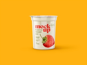 Yogurt Cup Packaging Free Mock-Up