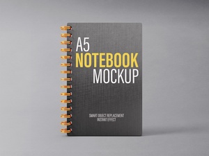 Kostenloser A5 -Notebook -Modell