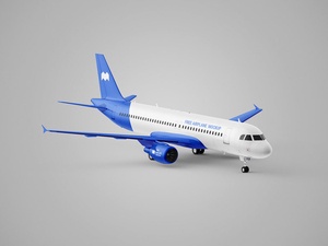 Kostenloses Flugzeugmodell PSD