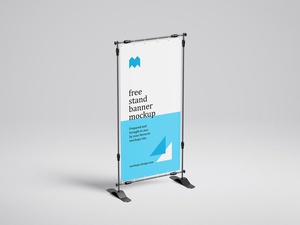 Kostenloser Banner -Display -Standmodell